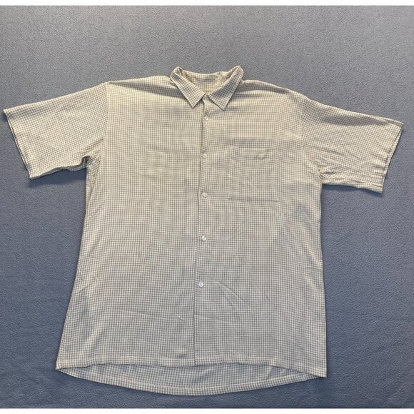 Ferracci Men's Short Sleeve Shirt Rayon Size 2XLT,Pocket - Picture 1 of 8